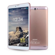 Планшет GINZZU GT-8010 rev.2, 1GB, 16GB, 3G, 4G, Android 6.0 розовый [00-00000928]