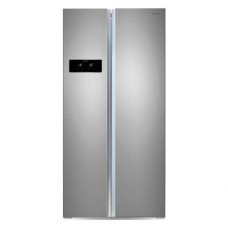 Холодильник GINZZU NFK-465, двухкамерный, нержавеющая сталь