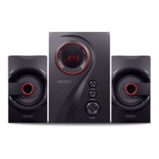 Колонки Bluetooth GINZZU GM-406, 2.1, черный, красный