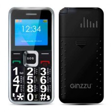 Телефон для пожилых Ginzzu MB505 (черный)