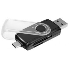 Картридер Ginzzu GR-588UB USB 3.0 Черный