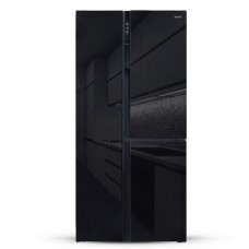 Холодильник Side-by-Side Ginzzu NFK-610 Black Glass