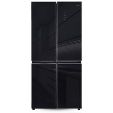 Холодильник многодверный Ginzzu NFK-525 черное стекло