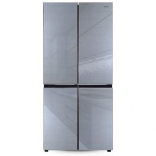 Холодильник многодверный Ginzzu NFK-525 серое стекло