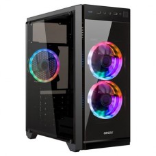Компьютерный корпус Ginzzu E350 RGB без БП black