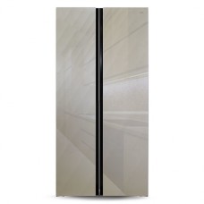 Холодильник Side-by-Side Ginzzu NFK-462 Gold Glass