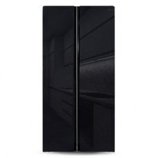 Холодильник Side-by-Side Ginzzu NFK-462 Black glass