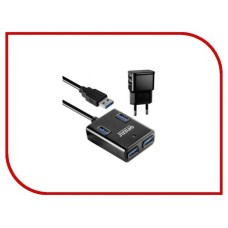 Хаб USB Ginzzu GR-384UAB 4 ports
