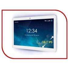 Планшет Ginzzu GT-1050 White (Spreadtrum SC9832 1.3 GHz/1024Mb/16Gb/GPS/LTE/Wi-Fi/Bluetooth/Cam/10.1/1280x800/Android)