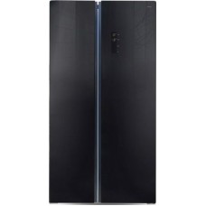Холодильник Side by Side Ginzzu NFK-605 черный