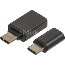 Набор адаптеров GINZZU USB Type-C/microUSB - USB 3.1, черный [gc-885b]
