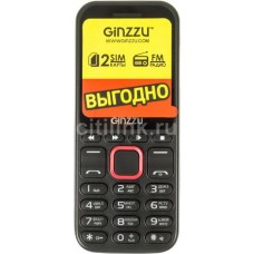 Мобильный телефон GINZZU M102D mini, черный