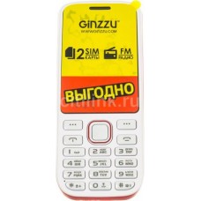 Мобильный телефон GINZZU M201, белый