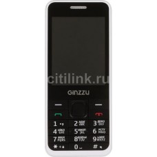 Мобильный телефон GINZZU m108d, белый