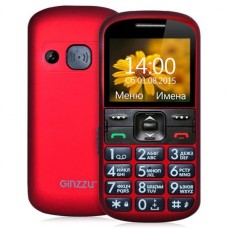 Мобильный телефон GINZZU R12D Red, красный