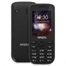 Мобильный телефон GINZZU M201 Dual Black, черный