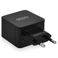 Сетевое зарядное устройство GINZZU, 3.1А, 3 USB, черный