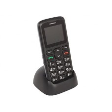 Телефон GINZZU R11D черный 1SIM/1.77"/SOS/Flash/FM/BT/MicroSD UpTp16Gb/Cradle/950мАч