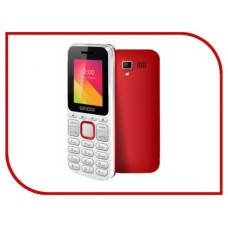 Сотовый телефон Ginzzu M102 DUAL mini White-Red