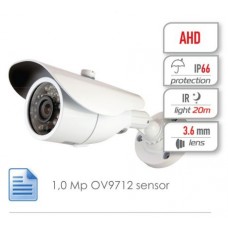Камера видеонаблюдения GINZZU HAB-1031O, 3.6 мм, белый