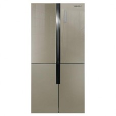 холодильник Ginzzu NFK-510 Gold glass
