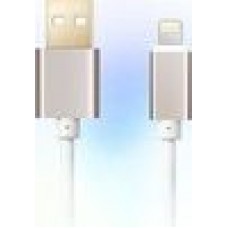 Кабель GINZZU Lightning (m) - USB A(m), 1.0м, белый [gc-555uw]