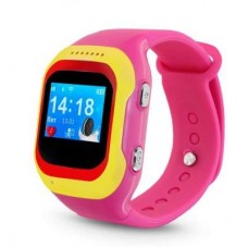 Умные часы детские GiNZZU® GZ-501 pink 0.98&quot;/Геолокация по WI-FI/GPS/LBS/Гео-зоны/Кнопка SOS/micro-SIM