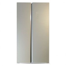 Холодильник GINZZU NFK-605, двухкамерный, шампань