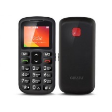 Телефон GINZZU MB601 черный 1.77"/SOS/Flash/FMCradle